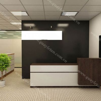 Quầy Lễ Tân Lệch Sơn QLTL S15