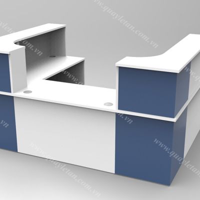 Quầy Lễ Tân Lệch Sơn QLTL S21