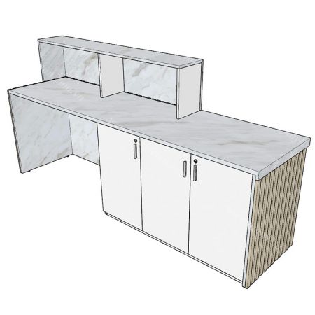 Quầy Lễ Tân Hiện Đại - Cao Cấp QLTCC104