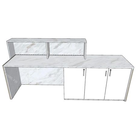 Quầy Lễ Tân Hiện Đại - Cao Cấp QLTCC104