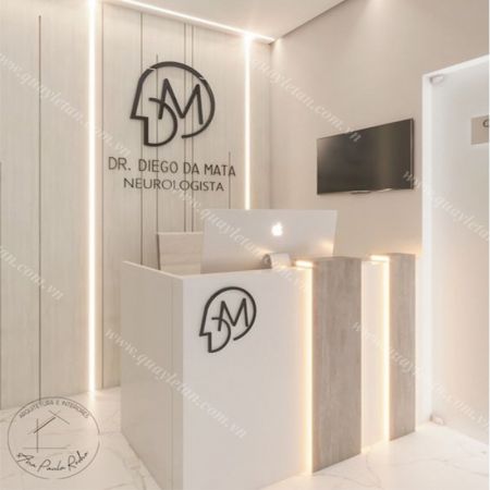 Quầy Lễ Tân Hiện Đại - Cao Cấp QLTCC157