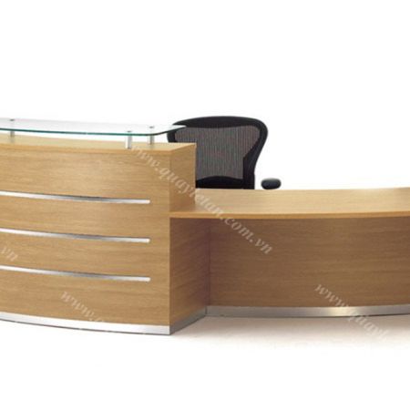Quầy Lễ Tân Lệch Sơn QLTL S01
