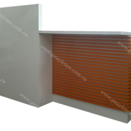 Quầy Lễ Tân Lệch Sơn QLTL S03