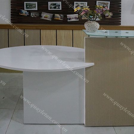Quầy Lễ Tân Lệch Sơn QLTL S12