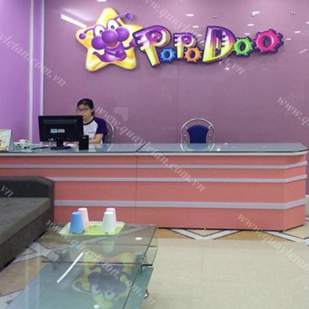 Quầy Lễ Tân Thấp Sơn QLTT S13