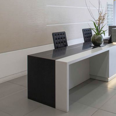 Quầy Lễ Tân Lệch Sơn QLTL S02